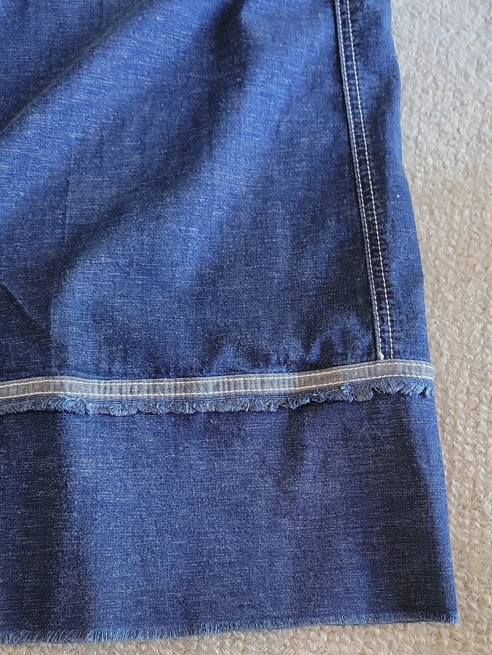 Pilcro by Anthropologie Wide-Leg Jeans in Medium Blue Wrap Belt - Picture 11 of 11